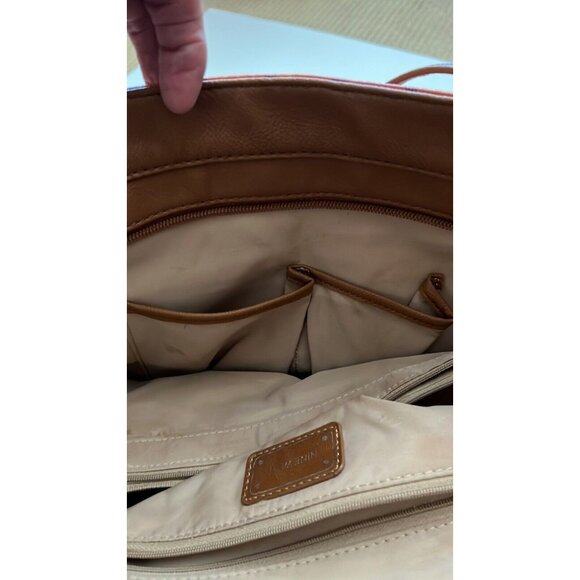 Nine west orange handbag tote beach baglarge multipurpose - Picture 6 of 11